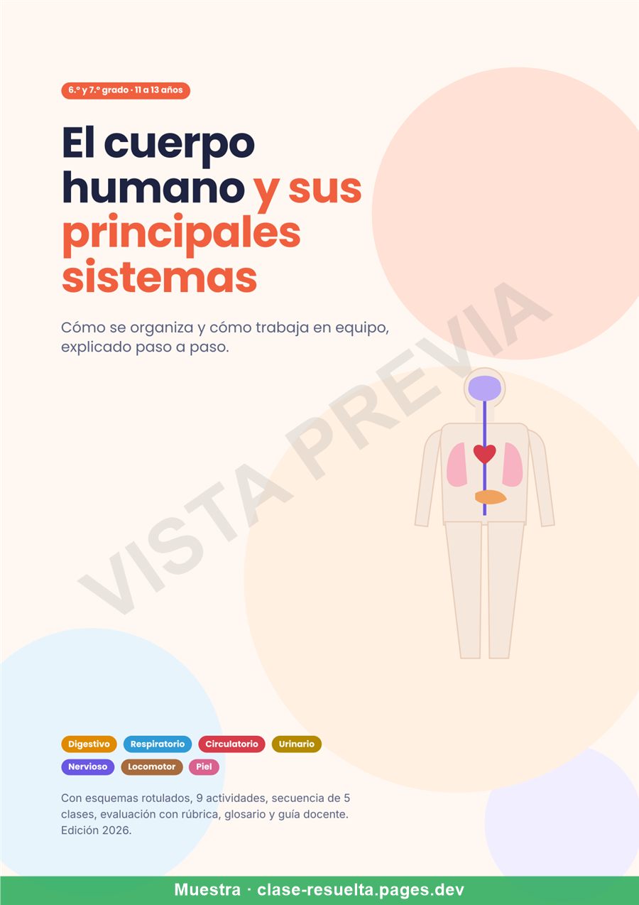 Vista previa: El cuerpo humano y sus principales sistemas