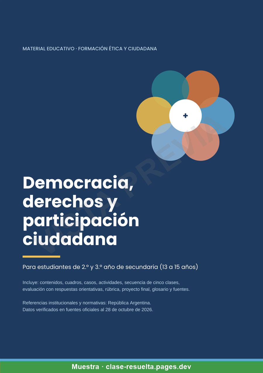 Vista previa: Democracia, derechos y participación ciudadana