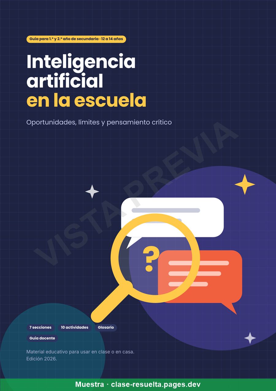 Vista previa: Inteligencia artificial en la escuela