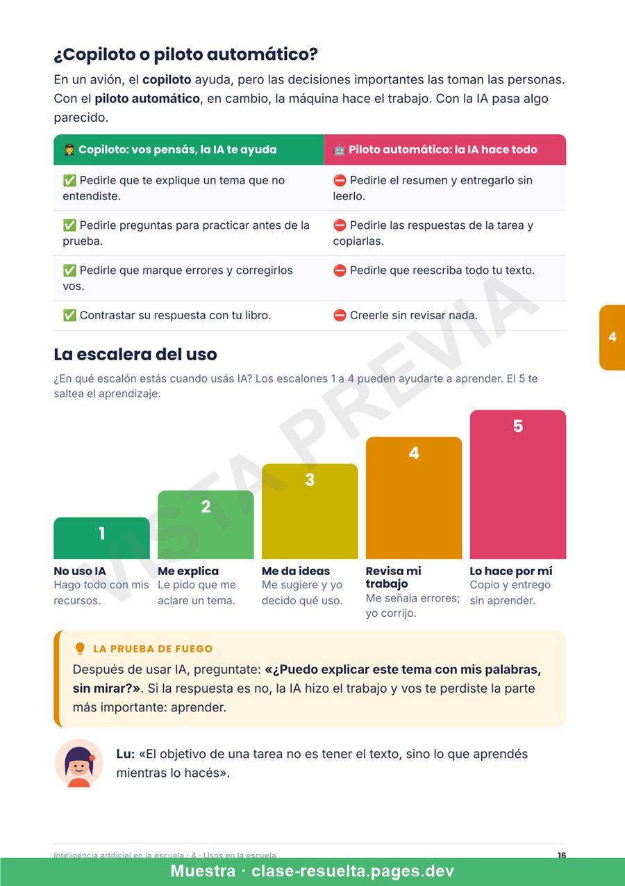 Vista previa página 2: Inteligencia artificial en la escuela